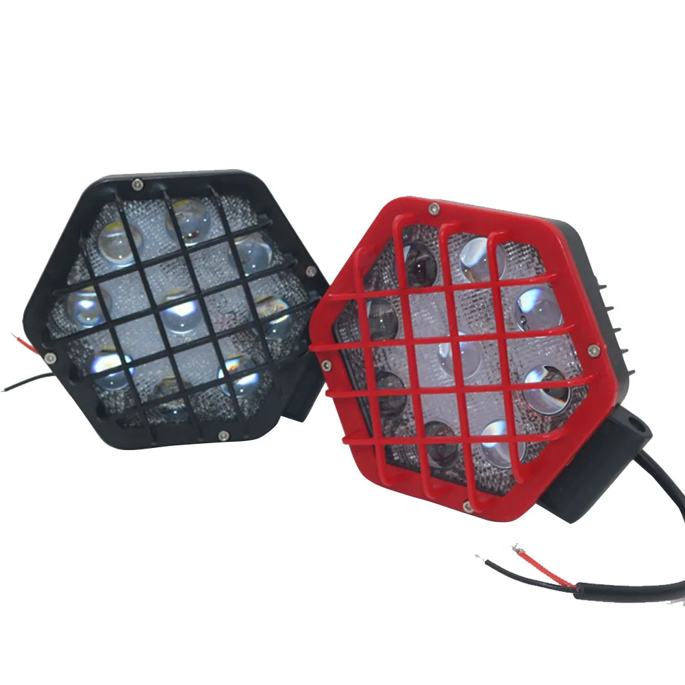 Marloo " светодиодный рабочий светильник 27 Вт 48 Вт 5D Led Pods внедорожный противотуманный светильник для вождения s, сверхяркий и сверхмощный для грузовиков, пикапов, джипов, лодок
