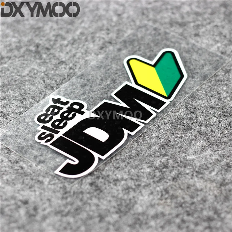 Мотоциклетные автомобильные наклейки в японском стиле JDM шлем Eat Sleep Leaf