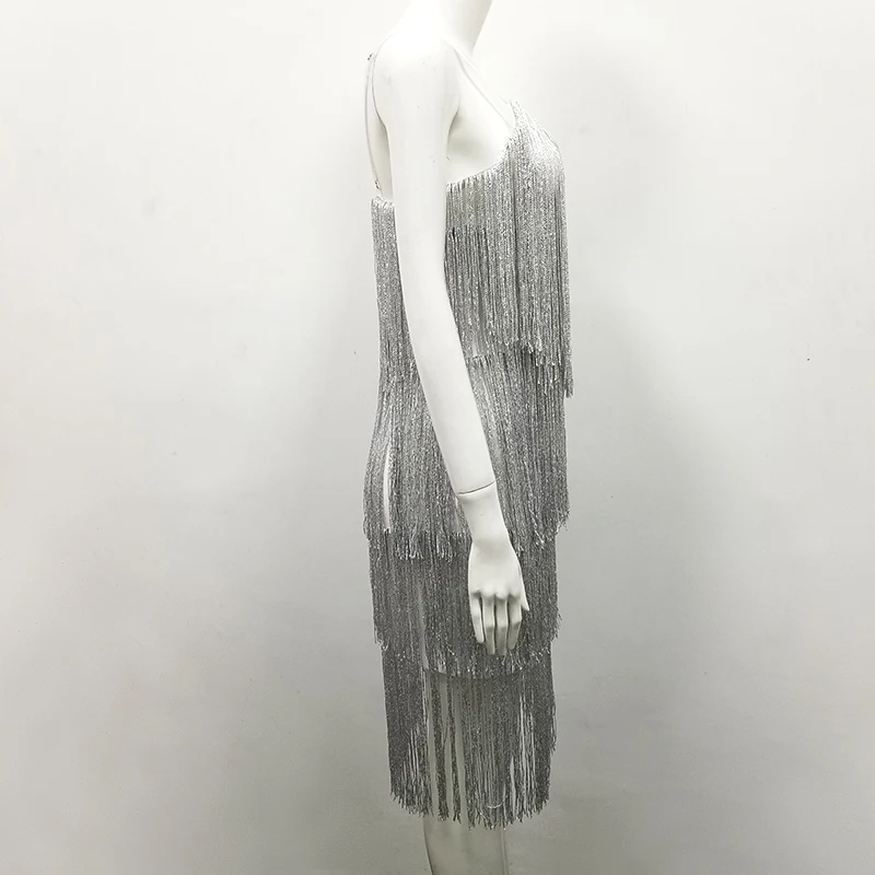 Горячая распродажа сексуальное серое Бандажное платье с v-образным вырезом и