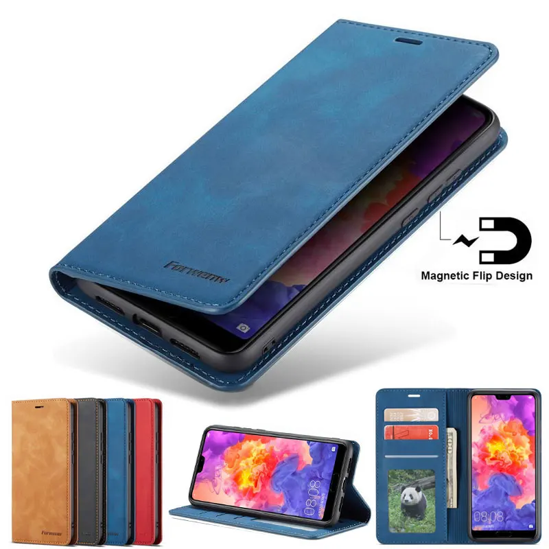 Чехол для телефона huawei P20 Lite Pro Чехол на p20lite p 20 LITE Роскошный Матовый Магнитный Флип-кошелек кожаный чехол Huawai P20 Pro Coque