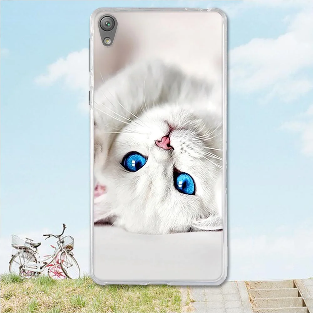 Мягкие чехлы для смартфонов Sony Xperia E5 F3311 F3313 5 0 дюйма чехол с животными мягкая