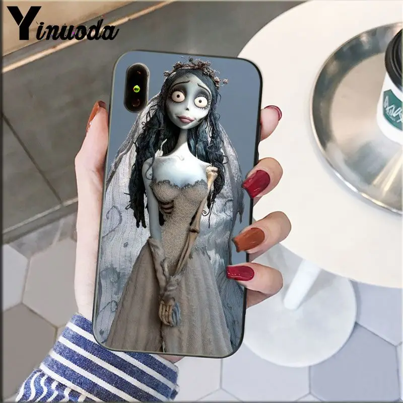 1 Yinuoda Тим Burtons тело невесты дизайн Новинка чехол для телефона Fundas чехол для iPhone 8, 7, 6, 6 S, Plus, 5, 5S SE XR X XS MAX корпус под плетенную сумку - Цвет: 1