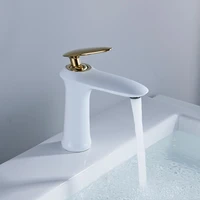 basin faucets brass bathroom sink mixer tap hot cold whitechrome lavatory faucet single handle toilet sink water crane mixer
