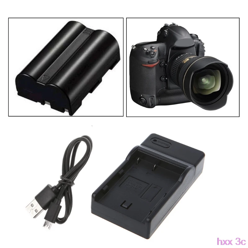 Батарея Зарядное устройство для Nikon EN EL3E EL3 D100/100SLR/D50/D70/D70S/D200/D80/D90|Адаптеры AC/DC| |