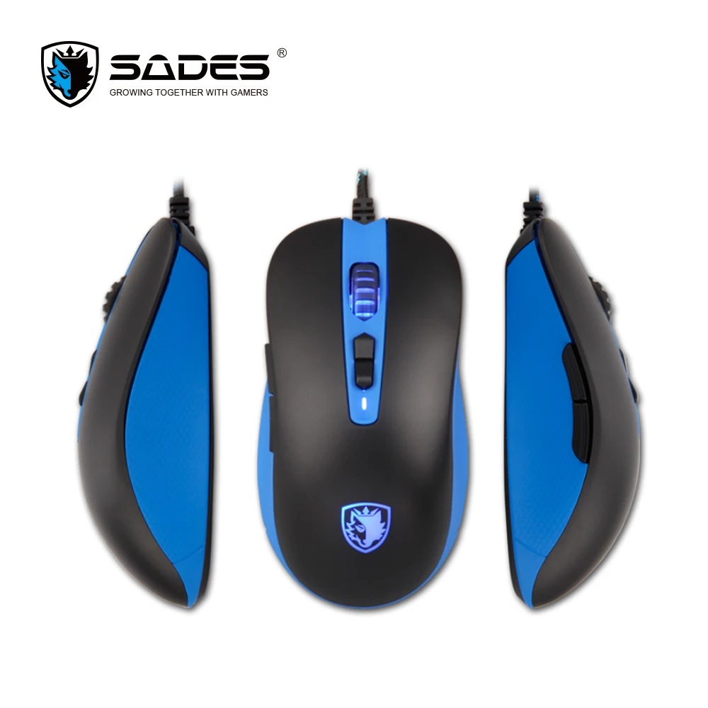 SADES S15 Musket 3000 точек/дюйм проводная мышь 5 кнопок оптическая электронная игровая