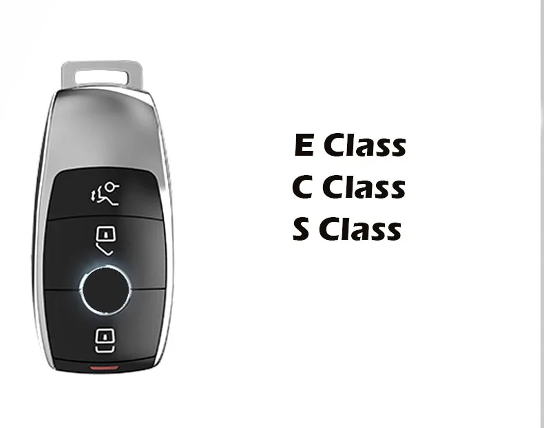 Кожаный чехол для ключей автомобиля, чехол для сумки, подходит для Mercedes Benz C Class W205 C200 C180 C260 E Class W213, аксессуары для стайлинга автомобилей