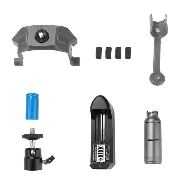 Черный Для DJI Mavic 2 Pro Zoom налобный фонарь светодиодный Ночная навигация свет комплект тела Многофункциональный кронштейн Mavic 2 Pro Аксессуары - Цвет: Черный