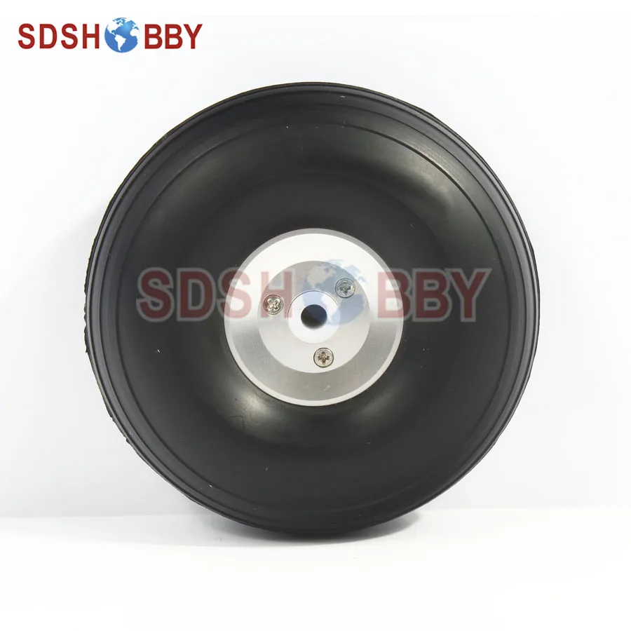 Полиуретановое колесо для радиоуправляемого самолета с алюминиевой втулкой CNC 3 5