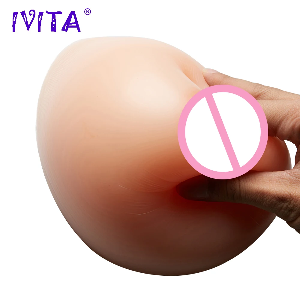 IVITA 2000 г силиконовая искусственная капля груди формирует реалистичные
