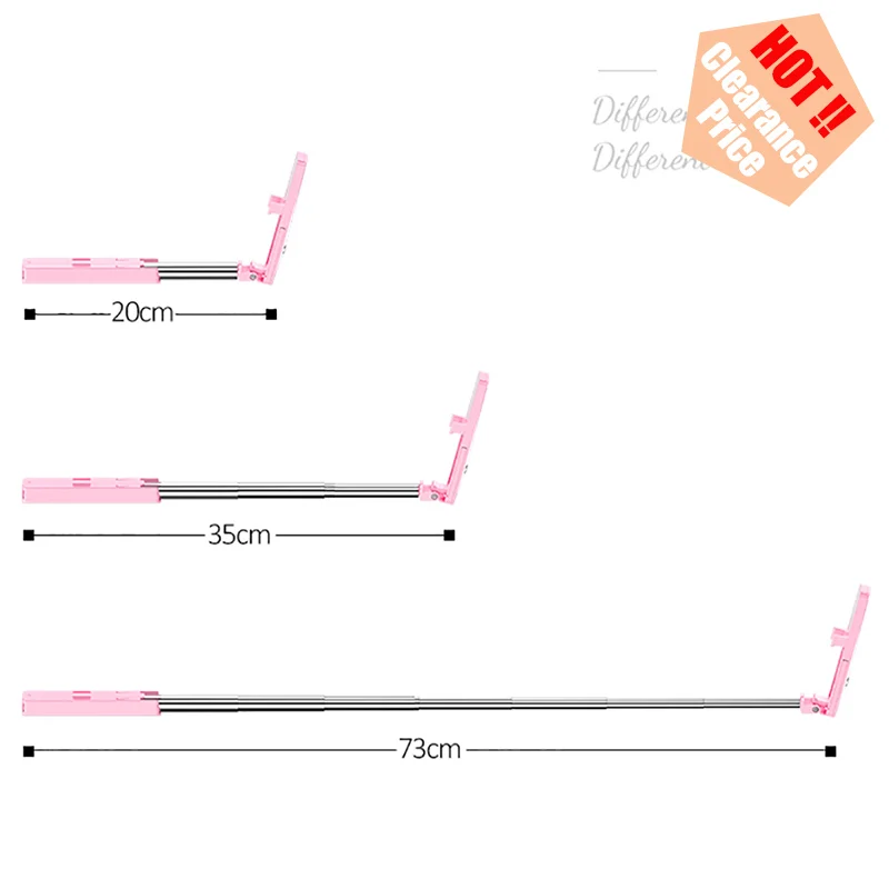 USAMS Мини Bluetooth беспроводной селфи палка провод контроль светодиодный 3 5 мм