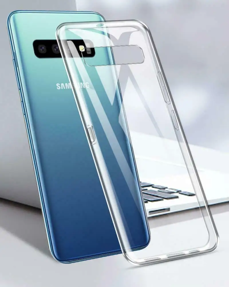 Прозрачный силиконовый чехол из ТПУ для Samsung Galaxy S10E S10 Lite Plus + Тонкий Мягкий Гель A7