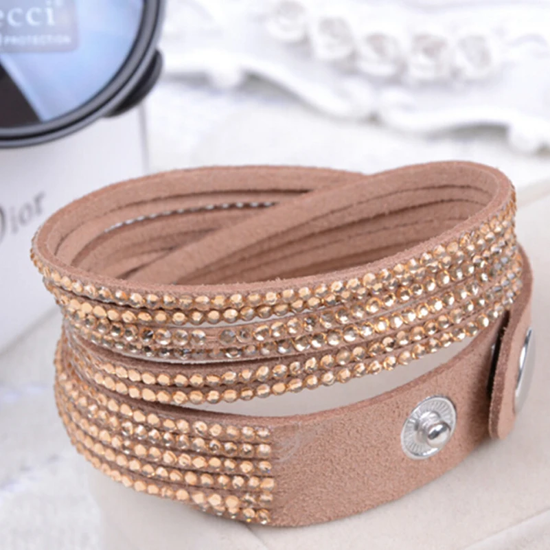 Браслеты с кристаллами для женщин ювелирные изделия 2018 оптовая продажа стразы