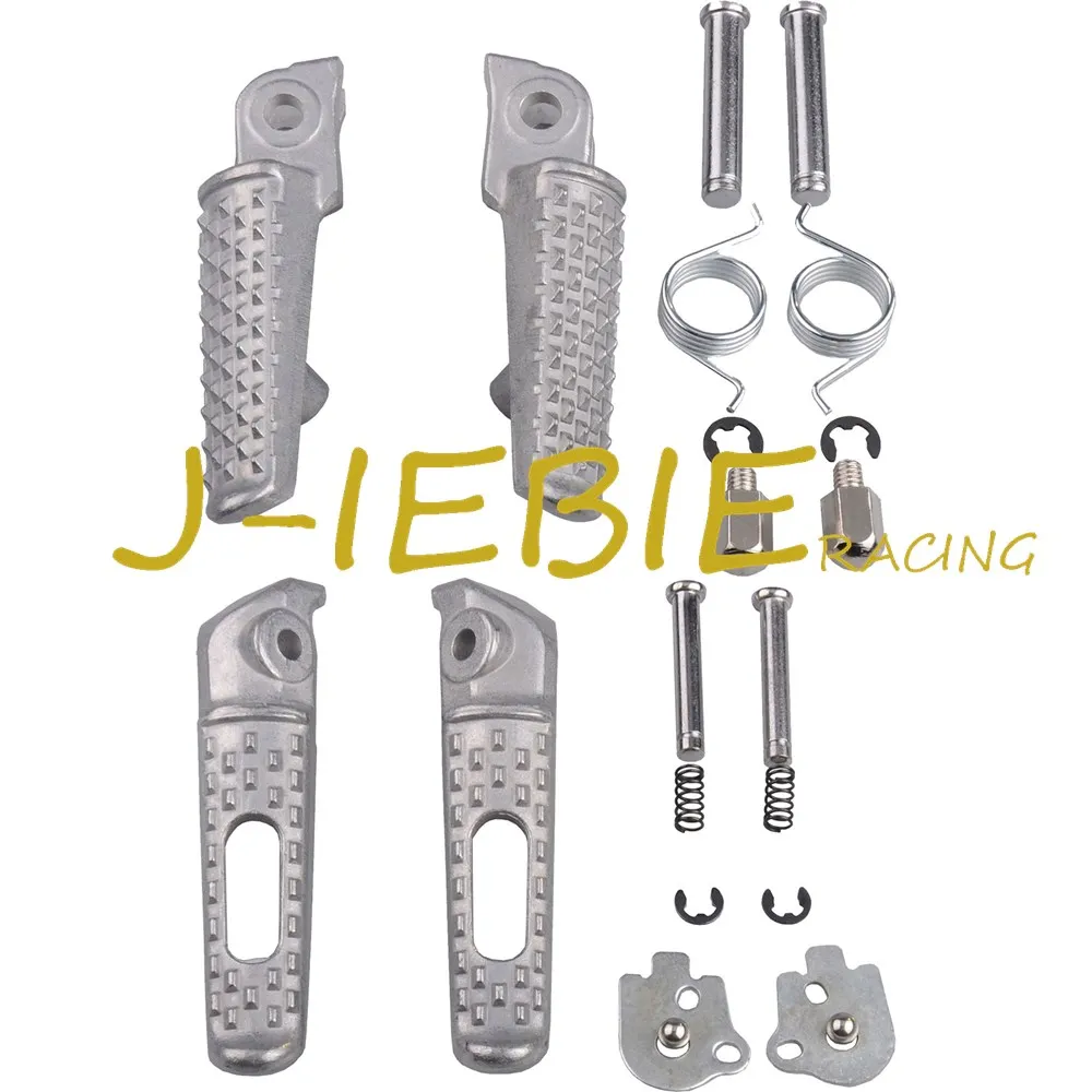 Серебристые Задние подножки для Honda CBR1000RR 2004 2014 CBR600RR 2003 2014|foot pegs footrest|pegs hondafoot honda |