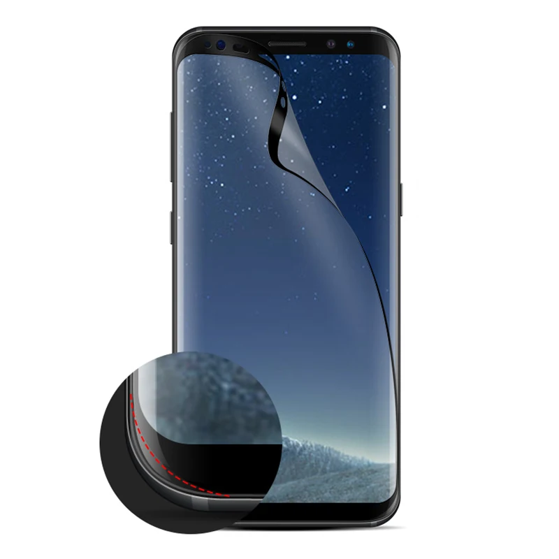 1/2 шт. защитная пленка для Samsung S8 S9 S8P S9P Note8 Note9 HD|Защитные стёкла и плёнки телефонов|