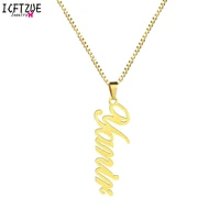 personalized box chain vertical name necklace women men charm custom jewelry erkek kolye nameplate pendant bridesmaid gift