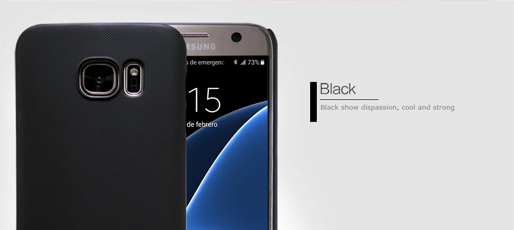 Матовый чехол NILLKIN для samsung Galaxy s7(5,1 дюйма) твердый пластиковый чехол на заднюю панель для samsung s7 с подарком
