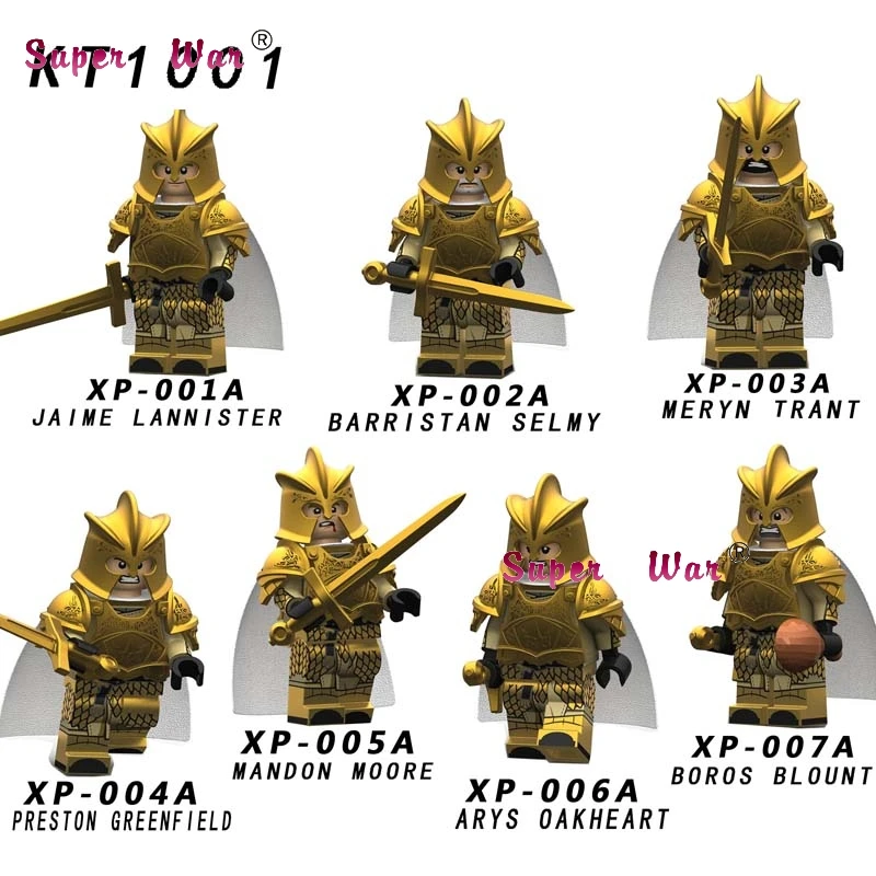10Set-XP001A-007A 10 комплектов, Волшебная серия из фильма " Властелин колец", Игра престолов, строительные блоки, Игрушечная модель, кубики для детей - Цвет: 10Set-XP001A-007A