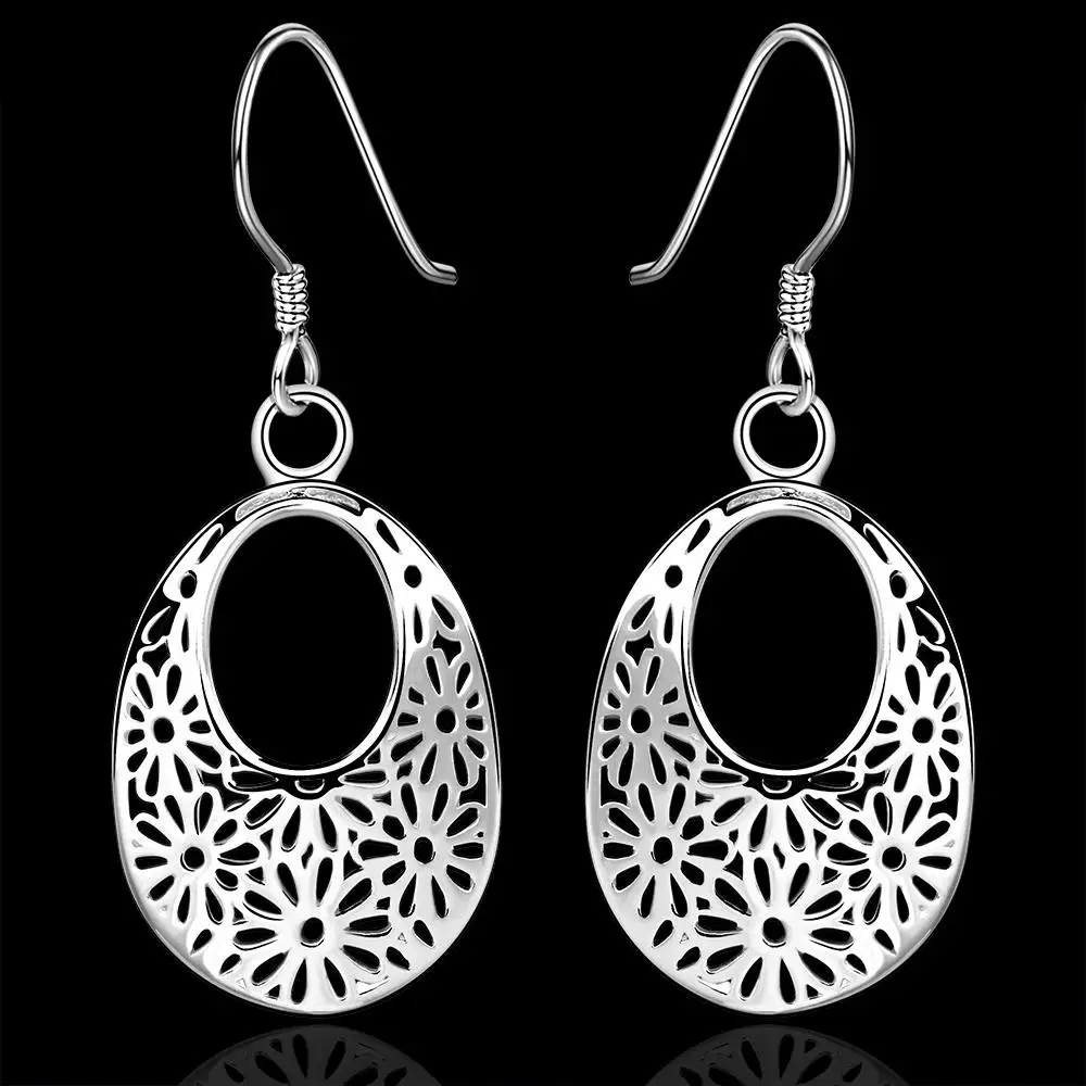 Свадебные ювелирные изделия серебряный цвет женские модели изысканные