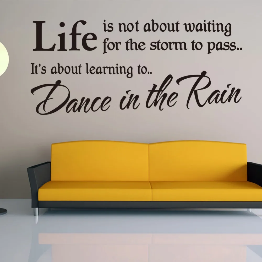 Life inspirational Настенные Декоративные наклейки для дома 8212. Самодельные виниловые