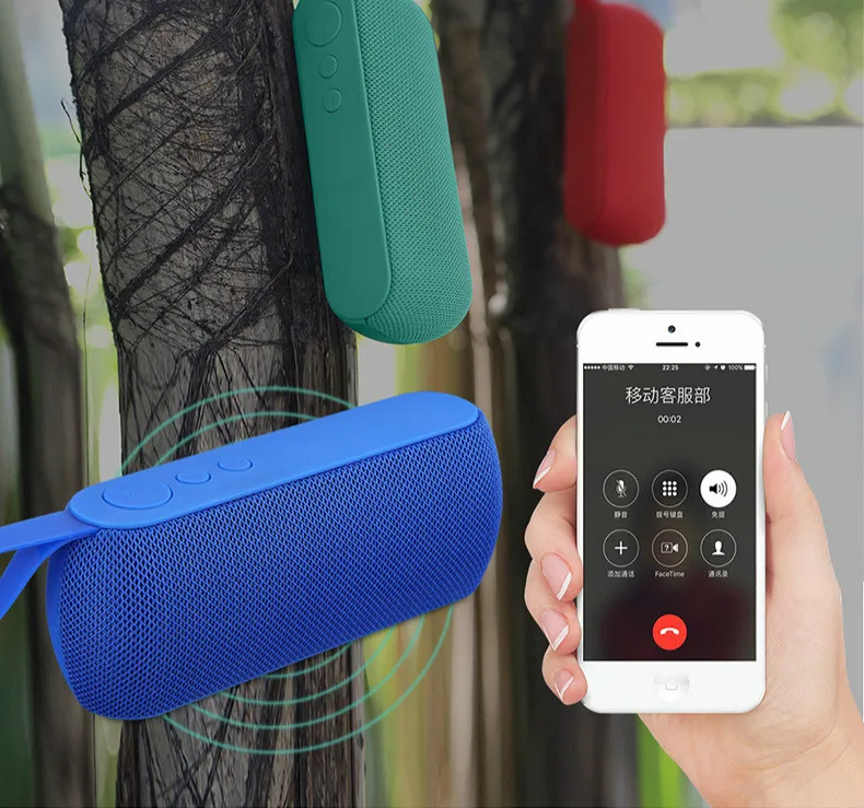Беспроводная Bluetooth колонка с сабвуфером 6 часов работы|bluetooth speaker|portable bluetooth