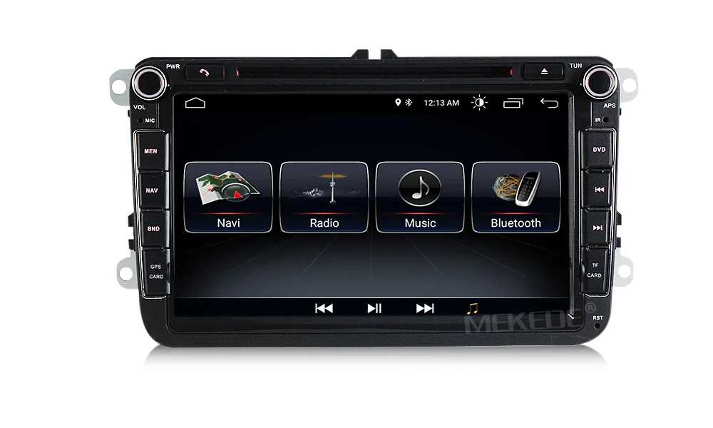 Mekede подходит для VW golf 5 6 passat b6 Skoda Octavia/Fabia/Rapid/Yeti/Superb с android8.1 Автомобильный gps dvd радио плеер - Цвет: 8inch model