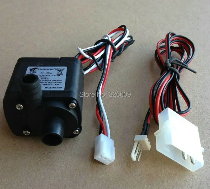 Фото water pump 12V 0.42A Brushless DC Motor for Computer water cooling Sloar system art spring Equipment refrigerating №5