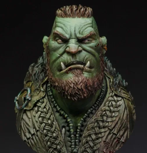 1/12 масштаб смолы бюст норвежский Orc модель комплект рисунок бесплатная
