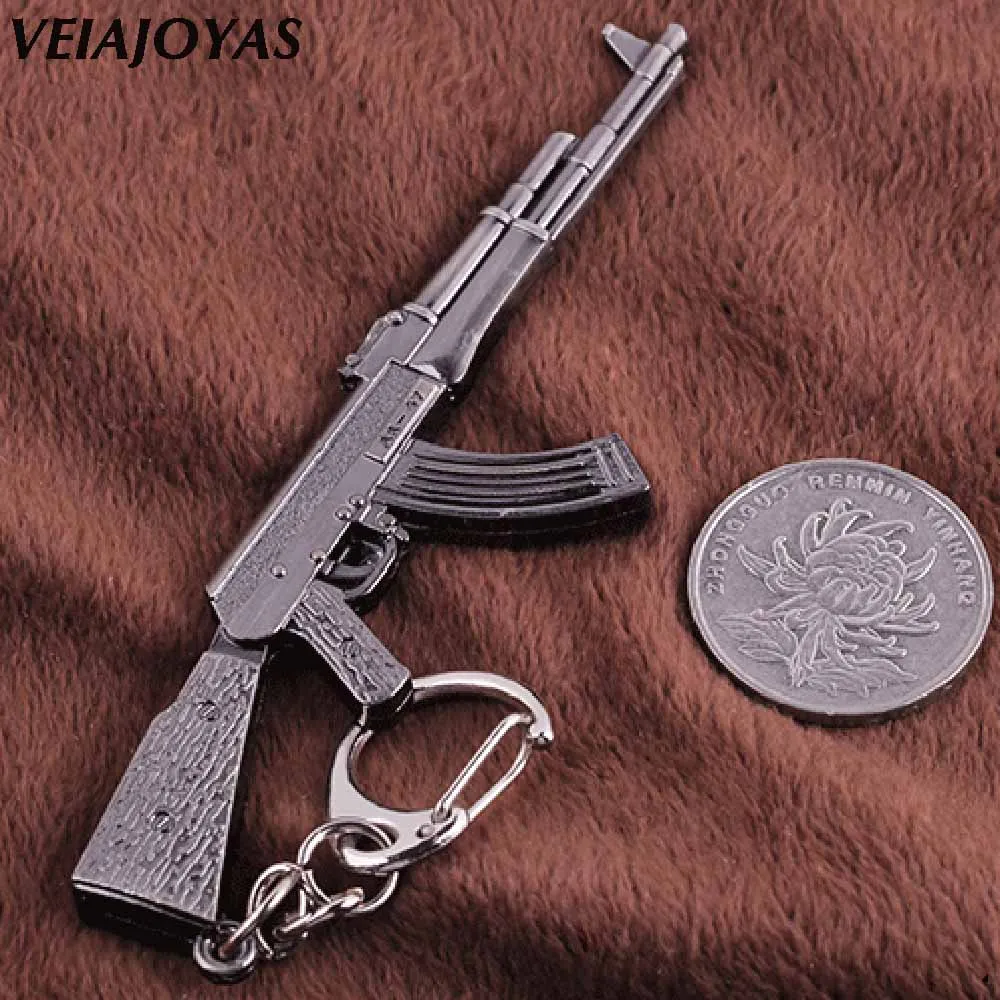 3 9 &quotкрест огонь Ak 47 штурмовой брелок с винтовкой CF модель автомата AK47 сплав