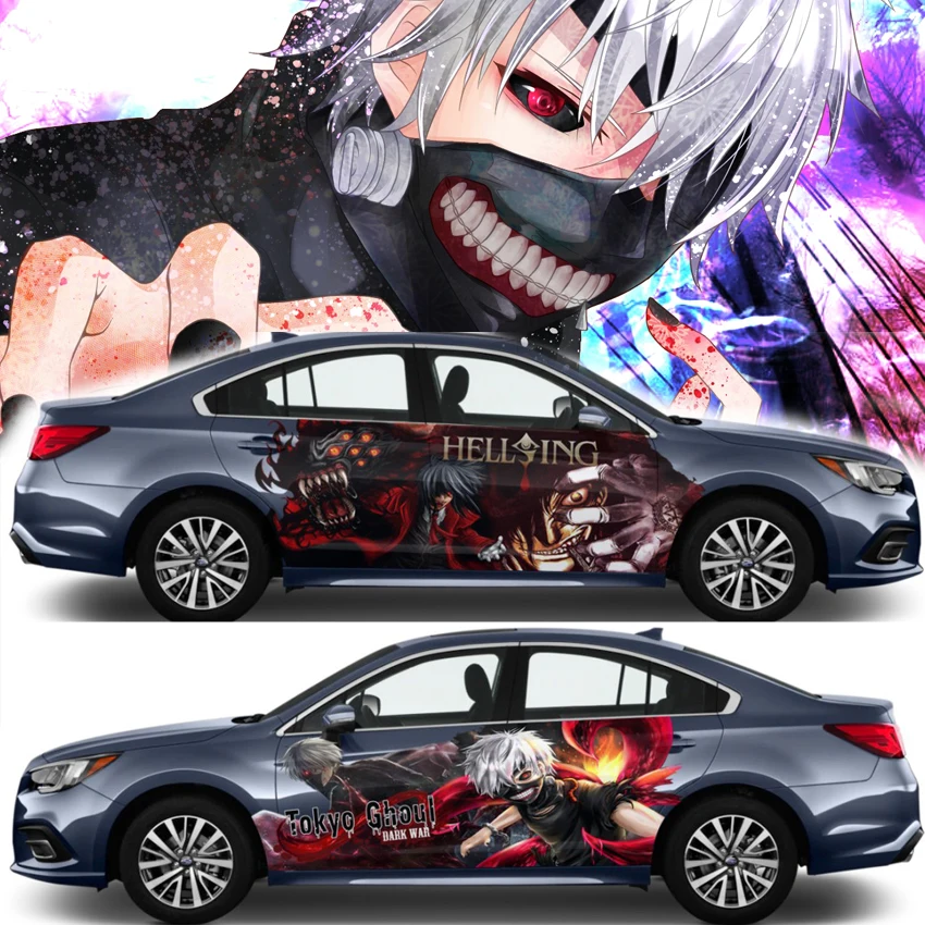 Виниловая наклейка с аниме Itasha для автомобиля на корпус и ралли дверь Спортивная