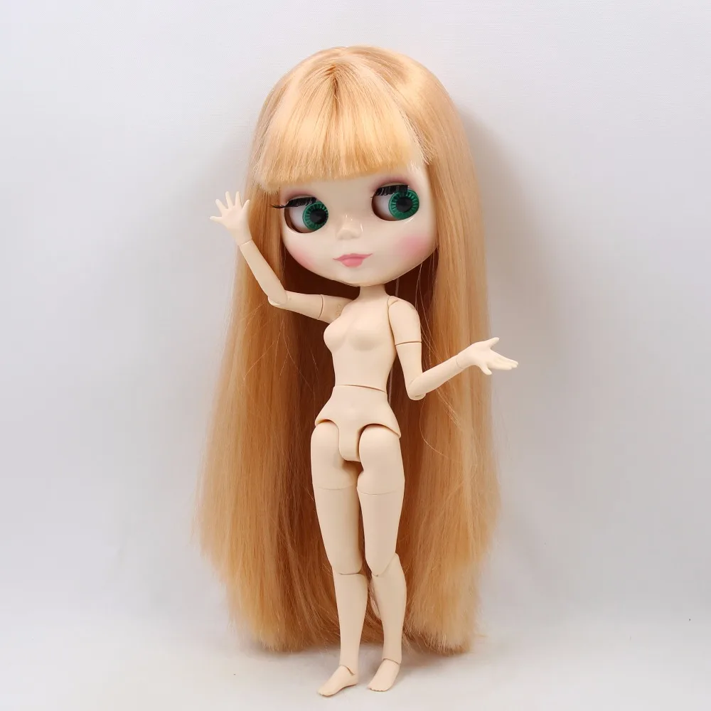 Кукла ICY DBS Blyth BL2240 прямые медовые светлые волосы белая кожа сустав тело 1/6 30 см |