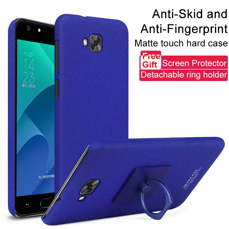 СПС ASUS ZenFone4 селфи ZD553KL чехол Imak Жесткий Чехол для + кольцо держатель Экран