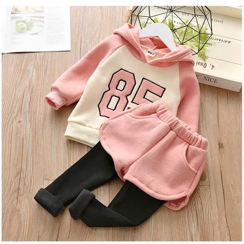 BibiCola/комплект одежды для детей осенне Весенняя Спортивная одежда девочек новая