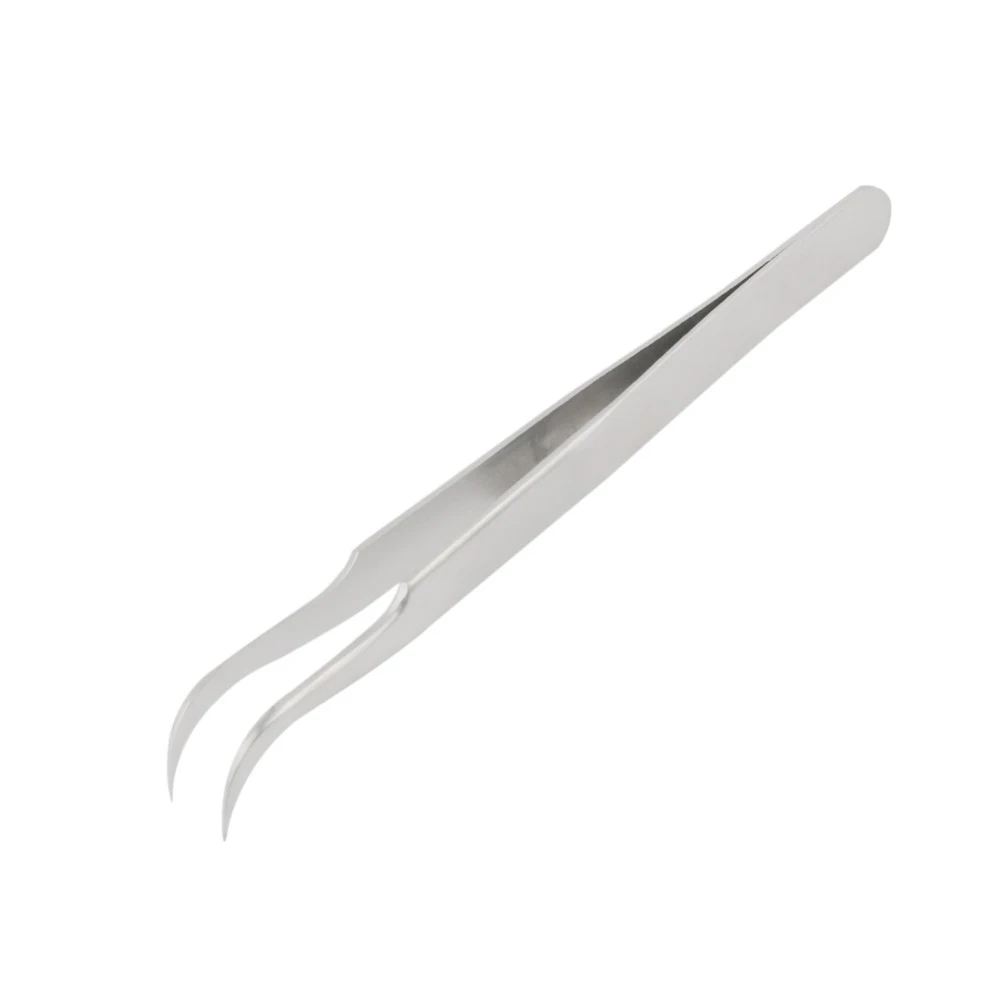 

11cm Bent Tweezer Portable Stainless Steel Industrial tweezers Tools hand tools Straight Bent Type For Jewelry Making Supplies