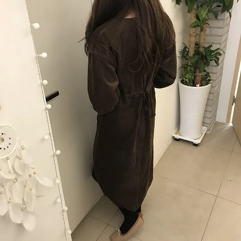 Для женщин платья Chic Lady каваи милый шнурок тонкий вельвет платье Ins Ulzzang Harajuku панк