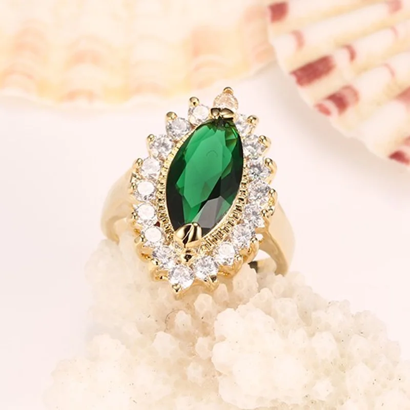Женское Обручальное кольцо с фианитом в форме маркиза|wedding engagement ring|cz ringsengagement ring |