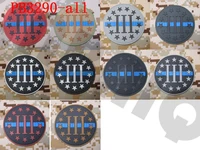 3d pvc patch the thin blue line 3 iii percent defend liberty