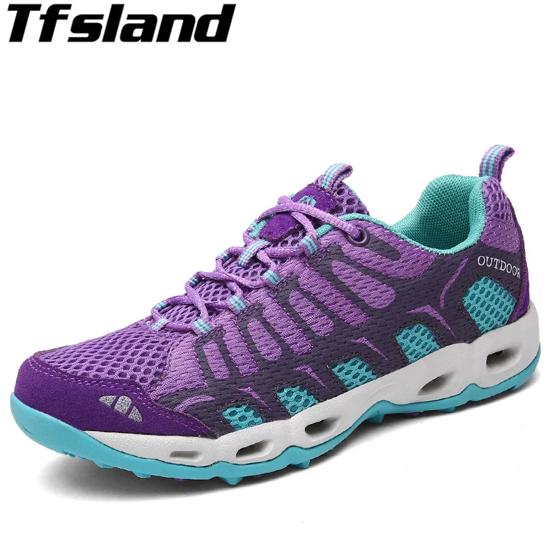 Женская обувь для пешего туризма уличная спортивная трехслойная сетчатая