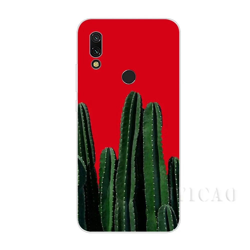 IYICAO завод листья жесткий чехол для Xiaomi Redmi Note 3 4 5 6 7 Pro 5A Prime Cover|Чехлы-накладки| |