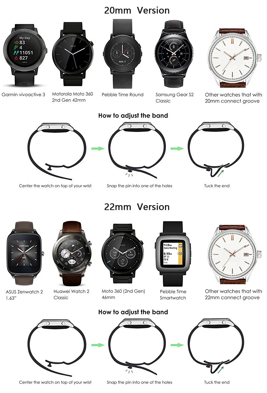 20 мм 22 мм силиконовый ремешок для samsung Galaxy gear sport S2 Classic S3 Frontier сменный ремешок amazfit Bip Lite huawei Watch 2
