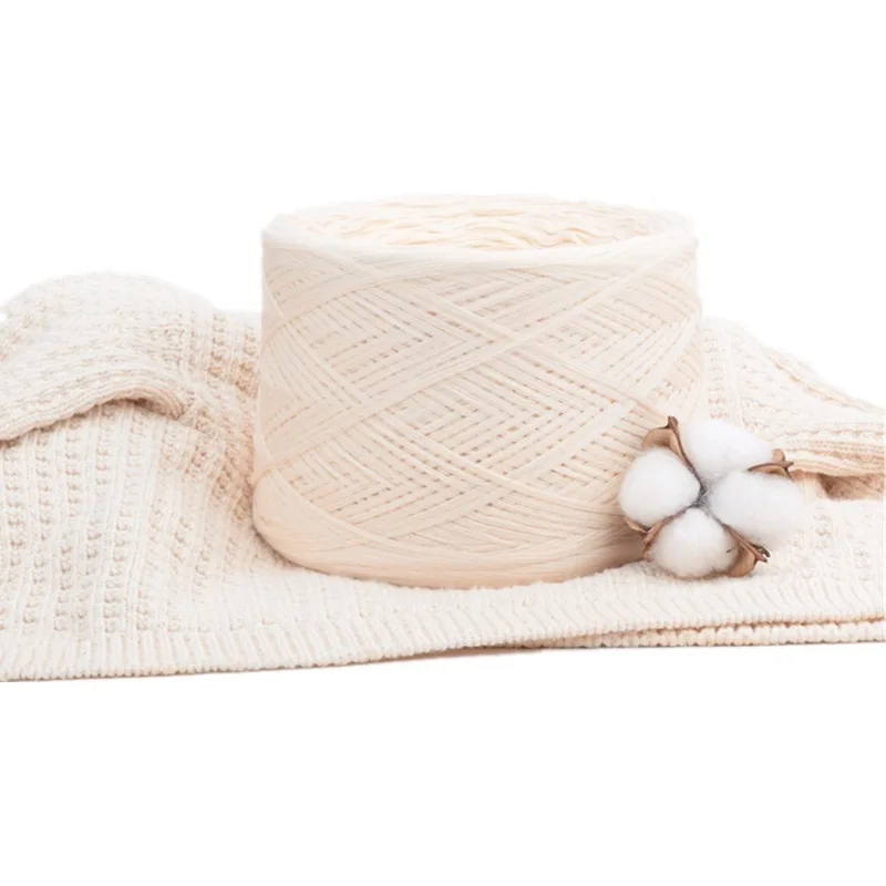500 г/клубок 100% хлопчатобумажная пряжа для вязания крючком детей новорожденных |