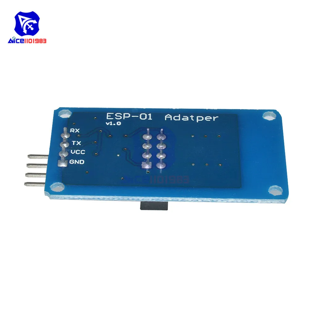ESP8266 ESP-01 ESP01 серийный WiFi модуль беспроводного адаптера 3,3 V 5V совместимая последовательная плата для Arduino UNO R3 микроконтроллер один