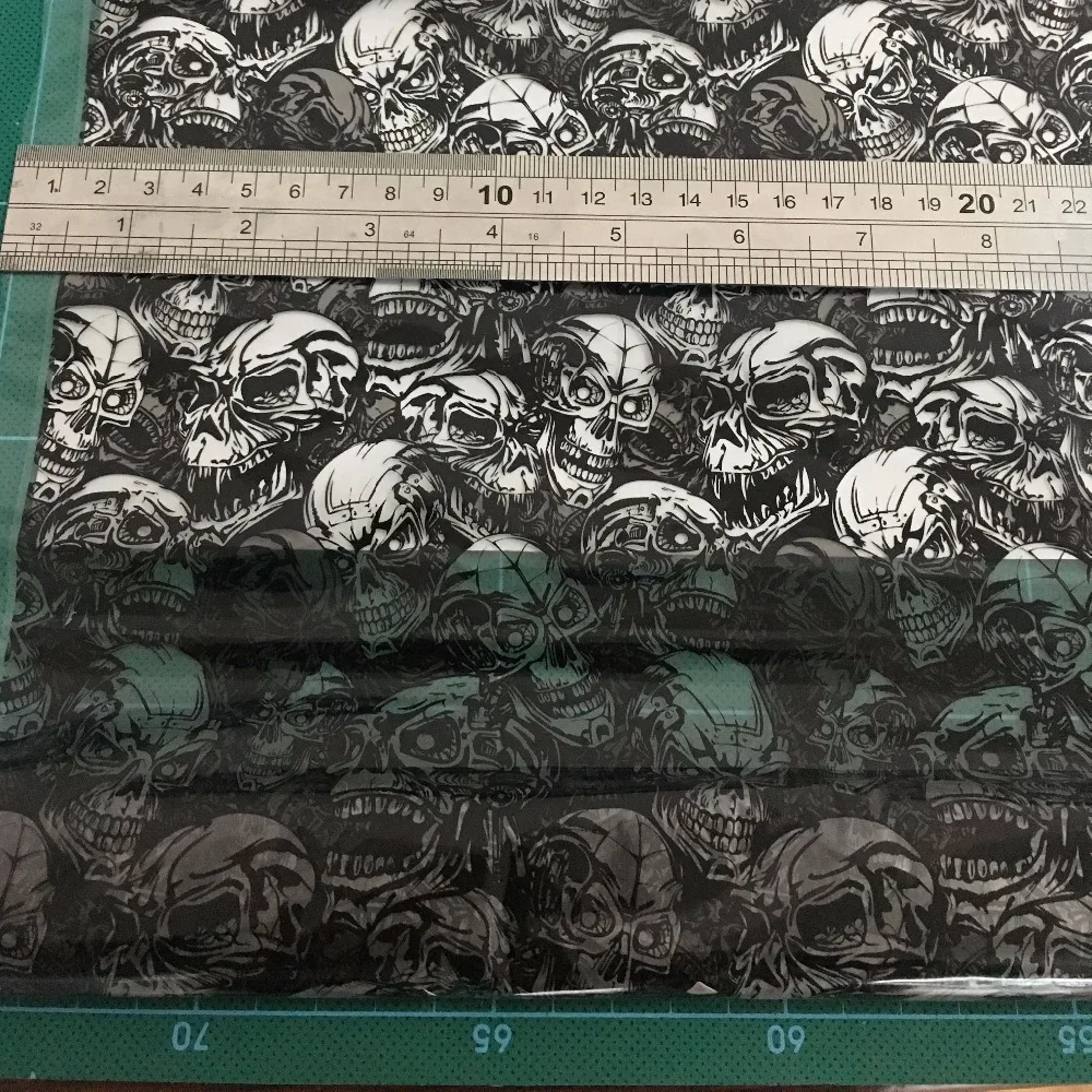 Высокого качества с рисунком черепа гидрографика гидрографическая пленка Аква