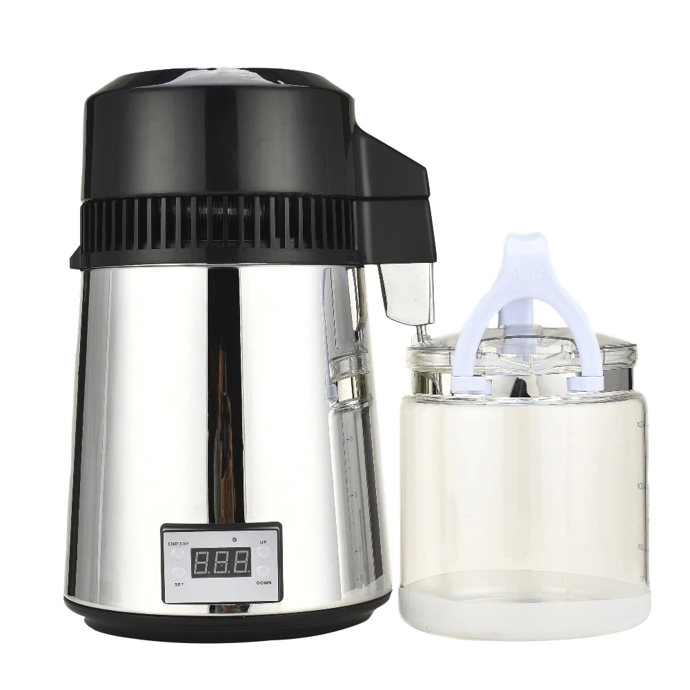 Белый YUEWO 4L/1Gal Самогонный аппарат еще комплект дистиллятор спирта дистиллятор воды с соединением бутылки домашнего пивоварения вина делая комплект - Цвет: Белый