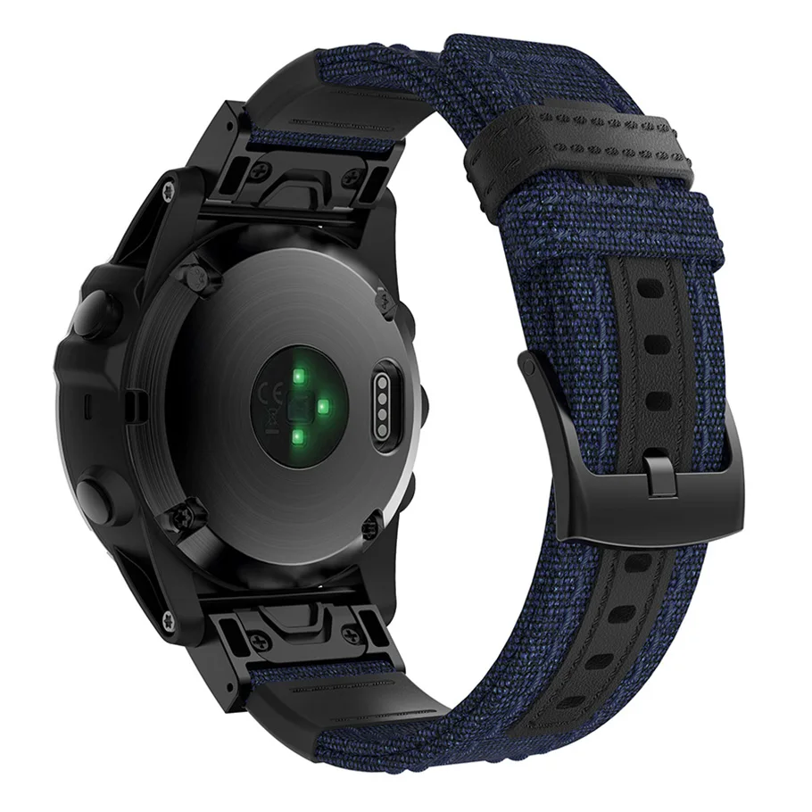 Blue Ремешок для Garmin Fenix 5X/5X Plus/Fenix 3/Fenix 3HR нейлоновый мягкий дышащий сменный ремешок спортивный браслет петля часы аксессуары - Цвет ремешка: Blue