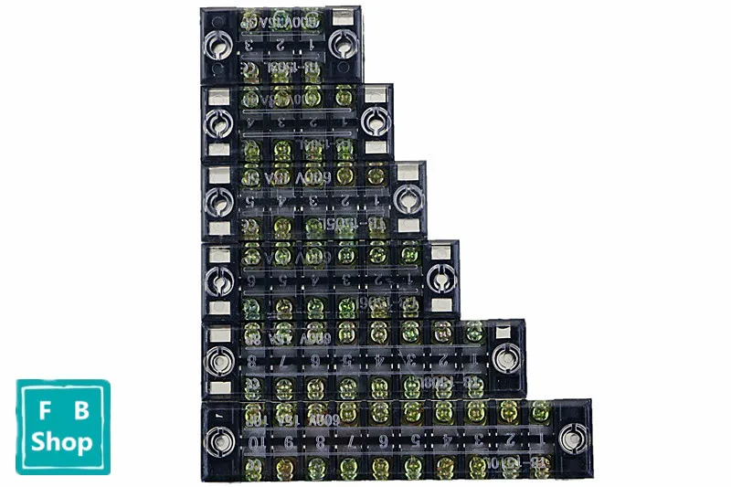 1 шт. 600 в 15 а TB 1503/TB 1504/TB 1505/TB1506/TB 1508/TB 1510/TB 1512/TB 1515/TB 1520 двухрядный винтовая Клеммная