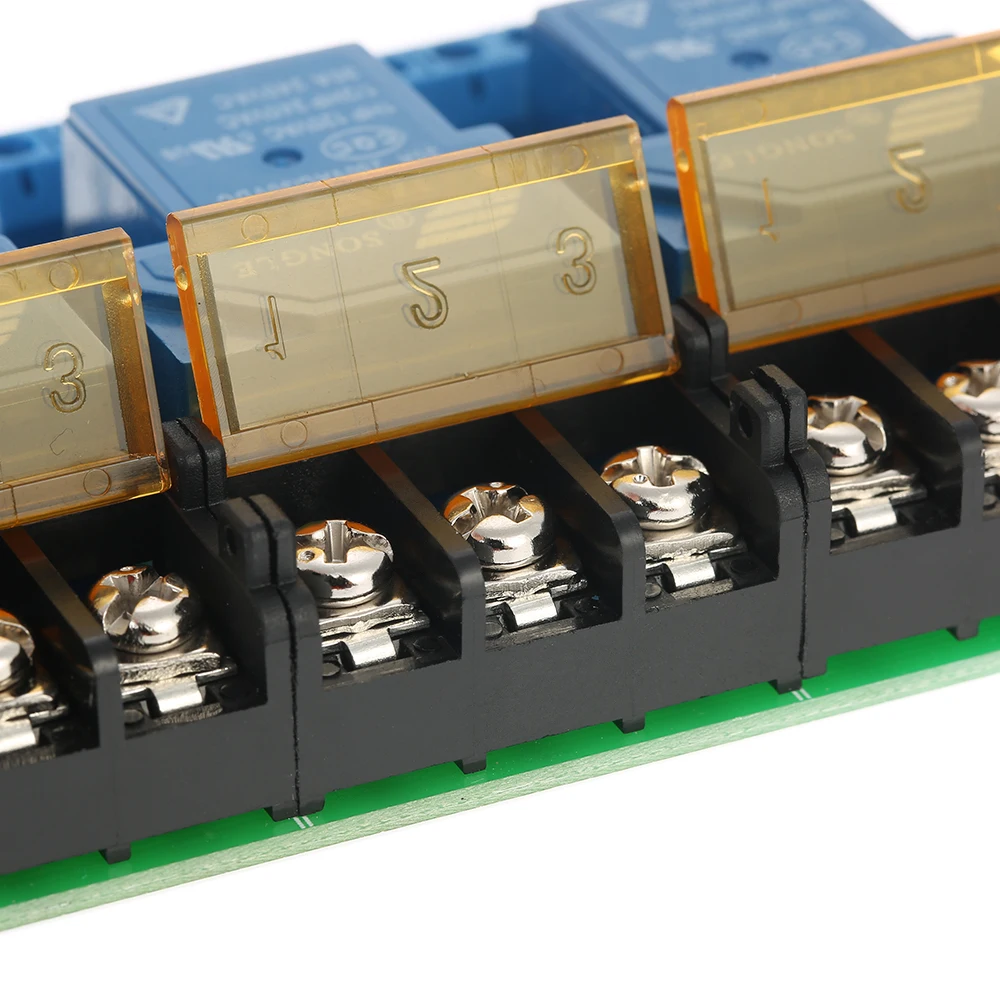 4-канальный DC 12V 30A триггерный релейный модуль Управление доска изоляция оптопары для Высокий/Низкий триггер