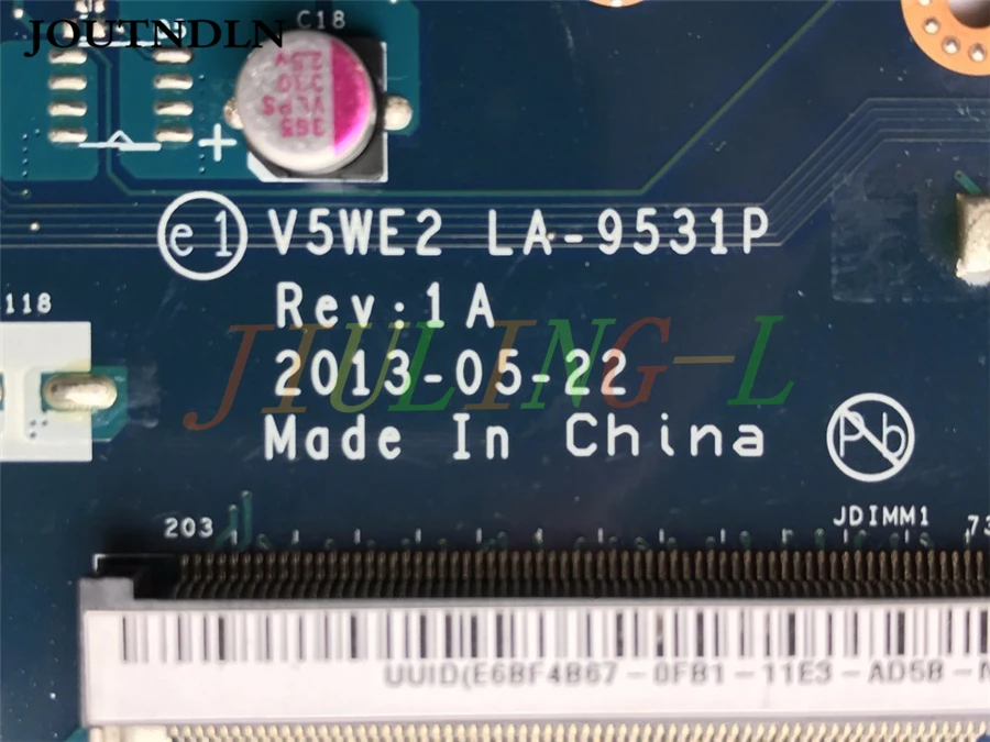 JOUTNDLN для ACER ASPIRE E1 572G материнская плата ноутбука V5WE2 LA 9531P 8670M 2G|v5we2 la-9531p|motherboard for acer