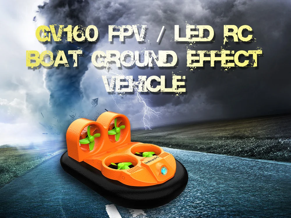 Mirarobot GV160 RC лодка с наземным эффектом светодиодный EPP FPV 2,4G 7CH высокоскоростной эффект Анти-крушение Rc лодка RC автомобиль на воздушной подушке