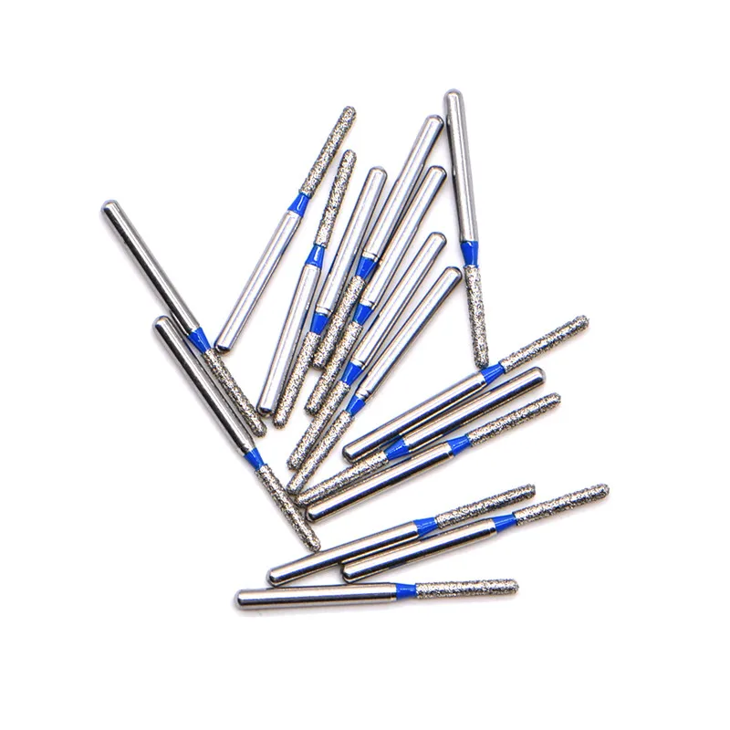 100 pcs Dental Diamond Burs 1.6mm High Speed drills Polishing Tooth Preparation bur Handpiece Turbine | Красота и здоровье