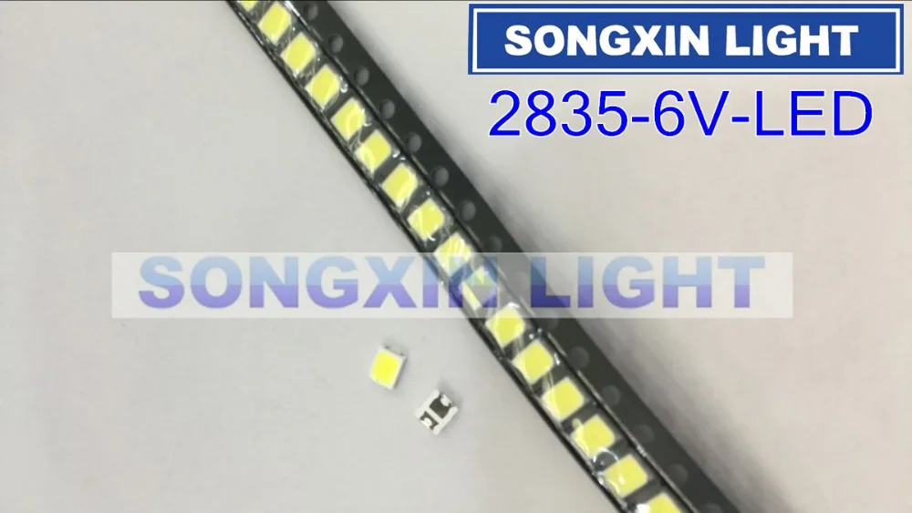 4000 шт. HONGLI TRONIC светодиодный подсветка 1210 3528 2835 1 Вт 6 в 111LM холодный белый ЖК-дисплей